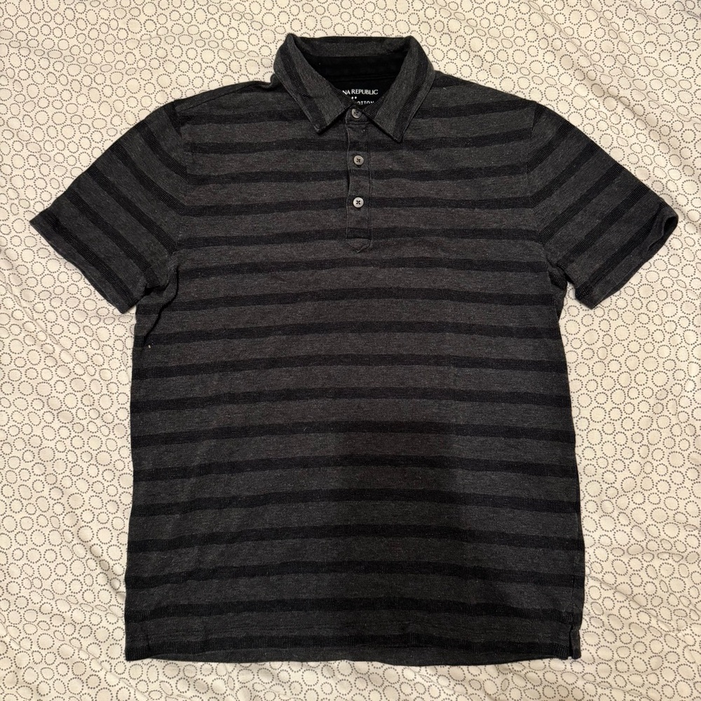 Banana Republic Black Polo Shirt - Men’s Size S